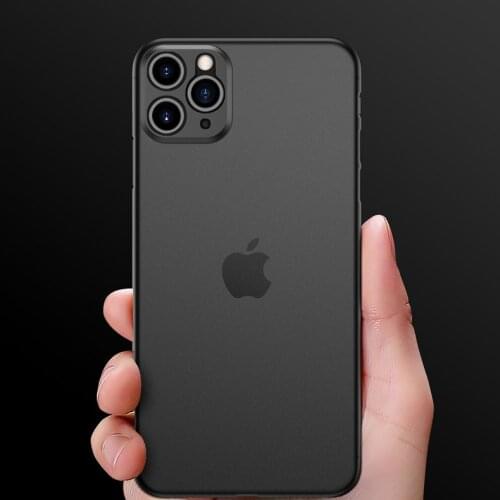 Original cover for iphone 12mini 12 11 Pro Max Ultra thin Matte PP cover iPhone 6 7 8 Plus X XR XS MAX shell wear resistant case