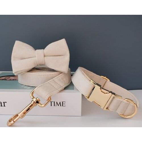 Collar Personalized Velvet Cotton Quality Fabric For Small, Medium Large Dog Custom Metal Parts Pet Accessory flannelette14