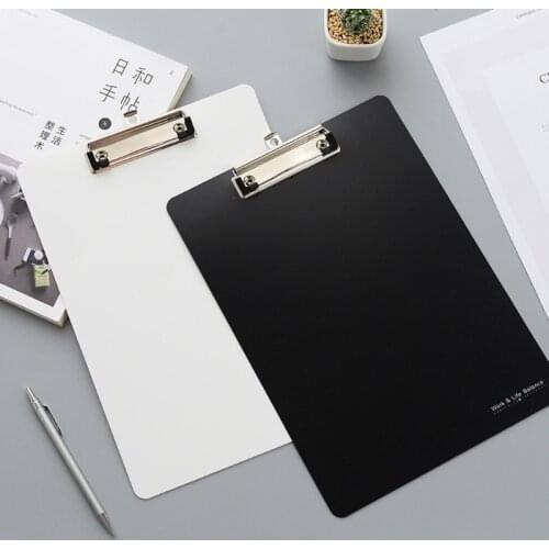 A4 Clipboard Writing Pad white black File Folders Document Holders School Office Stationery Office C26