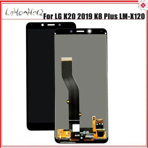 Test high quality For LG K20 2019 LCD Display Touch Screen Digitizer Replacement with Frame For LG K20 LM-X120 LMX120EMW LCD