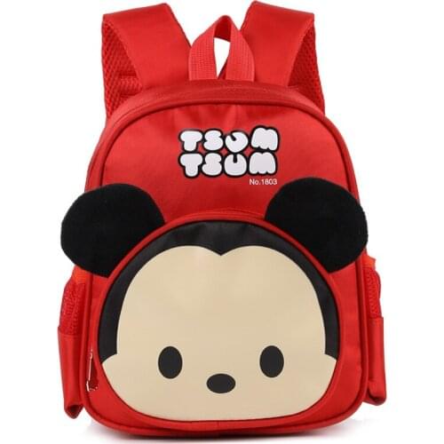 Disney cartoon tsum tsum kindergarten school bag boy 2-5 years old child baby child backpack female cute Mickey backpack