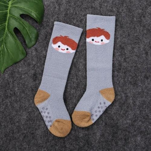Warm Cartoon Baby Socks Thick Newborn Baby Girl Boy Winter Socks Kids Children Toddler Infant Knee High Long Socks
