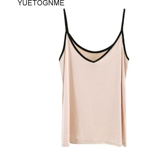 2021 summer Top modal Camisoles Female Sexy Solid Cute Tops Camis Straps Tops For Women TSP203