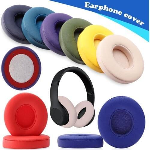 1Pair Ultra-soft Ear Pads For Beats Solo 3 2 Wireless Sponge Foam Earmuffs Earbuds Cover Replacement Cushion Headphone Accessory