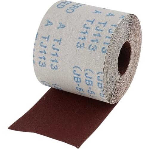 10 Meters Emery Cloth Sandpaper 120 Grit Abrasive Cloth Rolls for Sanding Wood Furniture Finishing