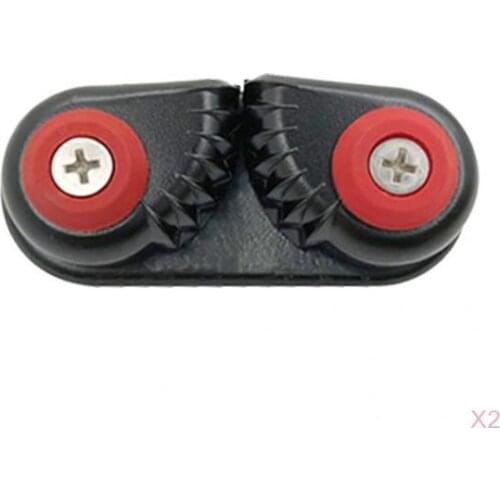 2x Kayak Cam Cleat Boat Dinghy Aluminum Cam Cleats Fast Entry Rope Cleats