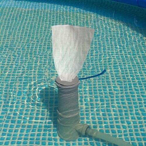 3Pcs Fine Mesh Bag With Pull-N-Lock Cord For For Swimming Pool Vacuum Cleaners Replacement Bags Pool Cleaner Bags