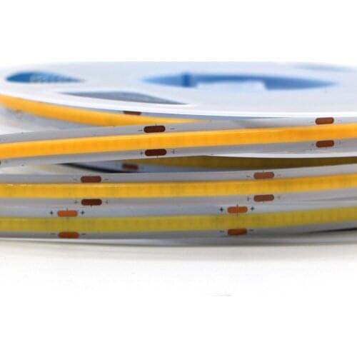 384 528 LEDs High Density Flexible FOB Led strip Light Bar RA90 Warm Nature Cool White DC 12V 24V Soft COB Strip Lighting