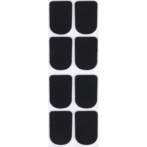 8pcs Clarinet/Soprano Saxophone Sax Mouthpiece Patches Pads Cushions Black---0.8mm