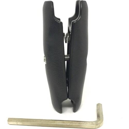 Photography Aceessories Anti-theft Type 95mm Double Socket Arm for 1 Inch Ball Mount Bases Motorcycle Holder