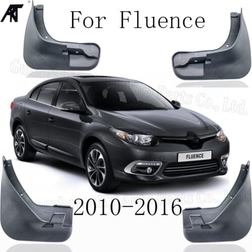 Car Mud Flaps For Renault Fluence Sumsung SM3 2009-on Mudflaps Splash Guards Mud Flap Mudguards Fender