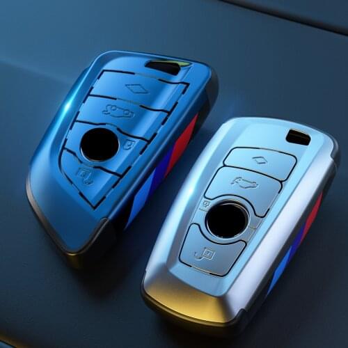 Car Key Case Cover For BMW 2 3 5 7 Series 6GT X1 X3 X5 X6 F45 F46 G20 G30 G32 G11 G12 F48 G01 F15 F85 F16 F86 keychain