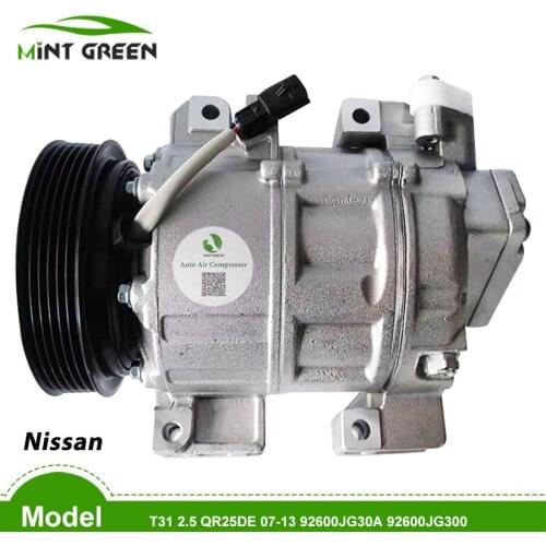 For DCS17EC AC Compressor for Nissan X-TRAIL XTRAIL T31 2.5 QR25DE 07-13 92600JG30A 92600JG300