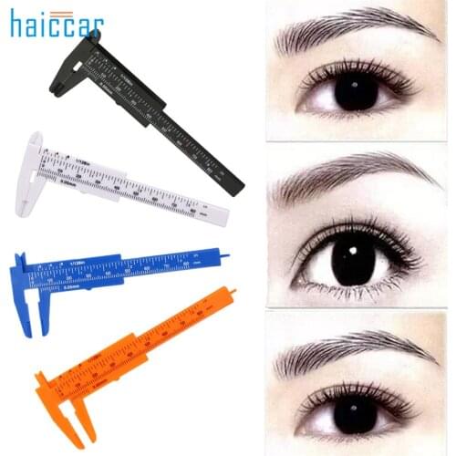 HAICAR 1PC Practical Pro Microblading Reusable Makeup Measure Eyebrow Guide Ruler Permanent Tools Tattoo Stencils
