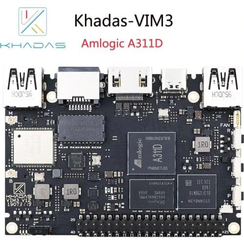 Khadas VIM3 SBC: 12nm Amlogic A311D Soc With 5.0 TOPS NPU | 2GB + 16GB(Basic Model)