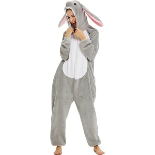 Animal Unicorn MashiMaro Rabbit Costume Adult Girls Boys Kids Onesies Cute Flannel Stitch Women Anime Jumpsuit Onepiece Suit