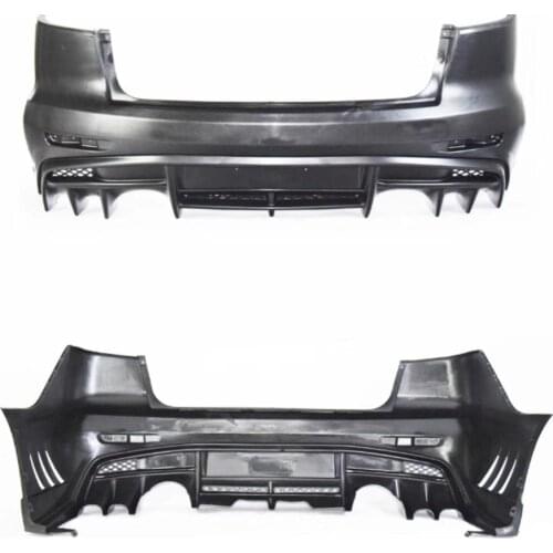 Body Parts VARIS Rear Bumper For 2009-2015 MITSUBISHI Lancer Rear Bumper Body Kits