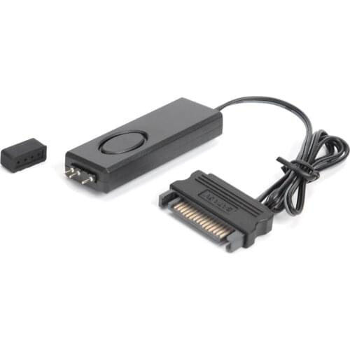 5V Gorgeous ARGB Controller Desktop Chassis Fan LED Lighting SATA Pin Power Supply 5V ARGB Controller for Water Cooler