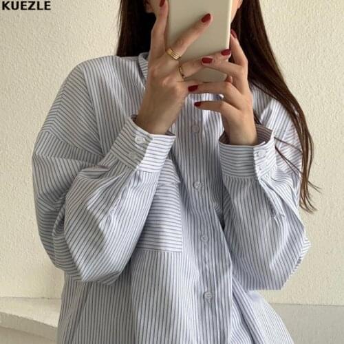 KUEZLE Women's Striped Shirts