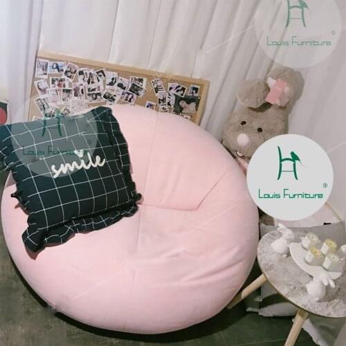 Louis Fashion Bean Bag Sofas Lazy Person Chair Comfortable Donuts Double Cloth Art Tatami Bedroom Living Room Single Bed