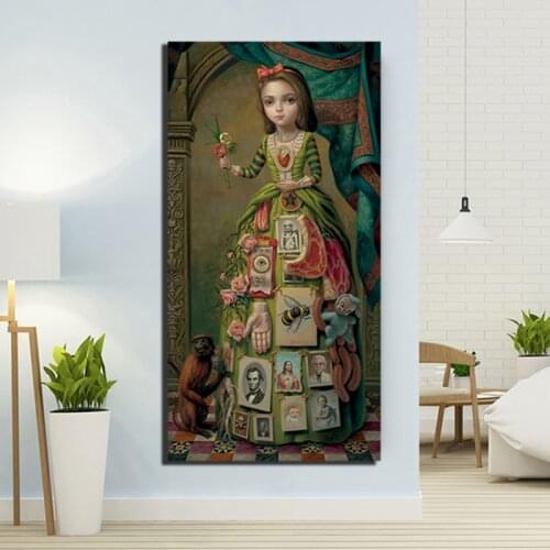 Mark Ryden The Debutante The Ecstasy Of Cecelia Demon Poster Painting On Canvas Bedroom Wall Art Decoration Pictures Home Decor