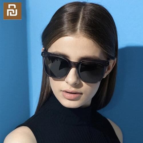Newest Original Xiaomi Mijia TS Sunglasses Cat eye Nylon Polarized Sun Mirror Lenses 100% UV-Proof Light For Man Woman Outdoor