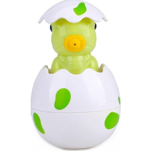New Arrival Plastic Baby Bathing Toy Dinosaur Egg Water Spray Bathroom Shower Swimming Water Toys Baby Bath Toys for Children