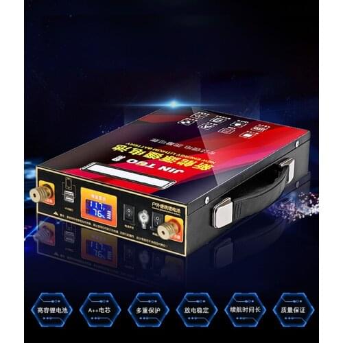 High drain 12V,12.6V 620AH-100AH Lithium polymer Battery propeller/inverter/solar panel outdoor portable Emergency Power Bank