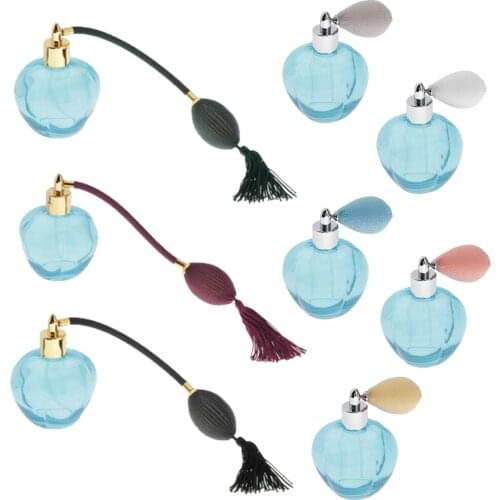 Vintage Style 140 ml Charming Clear Crystal Glass Empty Refillable Perfume Bottle with Spray , Many Style Optional