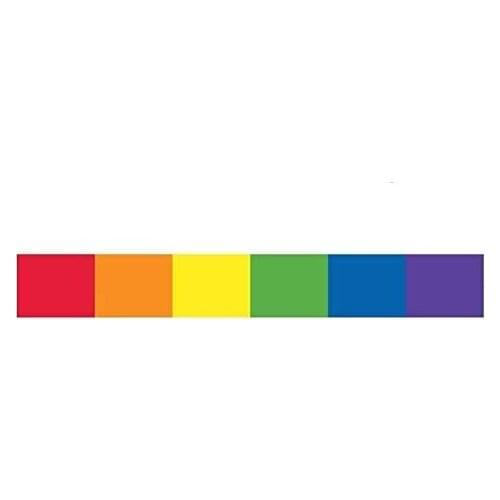Gay Pride Rainbow STICKER DECAL VINYL BUMPER Flag Vertical Stripes Equality LGBT CAR TRUCK LOCKER WINDOW WALL NOTEBOOK,11cm*2cm