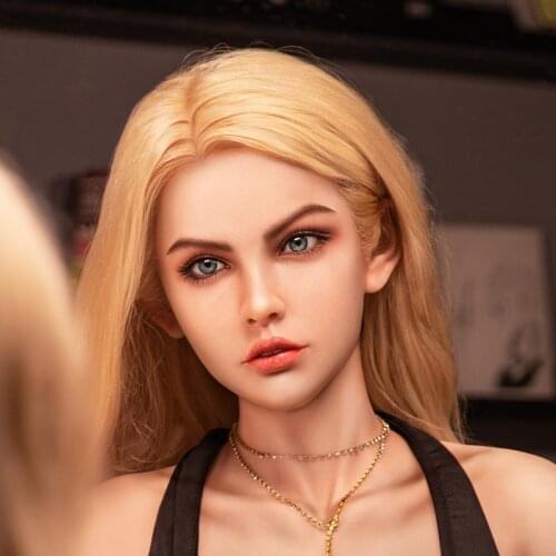 SEXYE Single Sex Doll Head European Female New Style Sexdoll Head With Close Mouth Man Sexy Product Cosplay Adult Toys