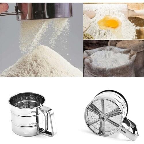 Sieve Cup Powder Flour Sieve Mesh Knife Baking Tools Pastry Tools Pastry Tools Diy Wheat Cake Flour Sifter
