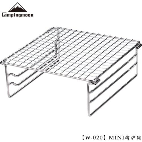 Mini Folding Grill Rack with Adjustable Gear Camping Stove BBQ Grill Rack for Camping Hiking Fishing Barbecue Garden Kitchen