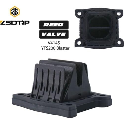ZSDTRP Carbon Fiber Intake Reed Valve For Yamaha YFS200 Blaster 1988-2006 Motorcycle Intake Reed Valve For VForce4 V4145