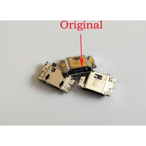 100pcs/lot Micro USB Charging Port Jack Connector For Samsung J5 SM-J500 J1 SM-J100 J100 J500 J5008 J500F J7 J700 J700F J7008