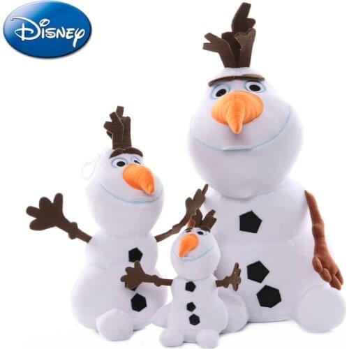 12cm/20cm/35cm Dsiney Frozen 2 Snowman Olaf Plush Toys Cartoon Stuffed Plush Dolls Toys Keychain Pendant Kids Birthday Gift