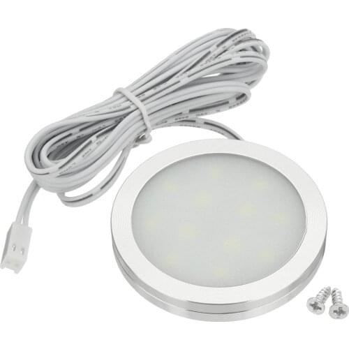 12V 2.5W 10pcs Car Interior LED Car Spot Lights Reading Light For VW T4 T5 Ford Transit Peugeot Boxer Camper Van RV Caravan