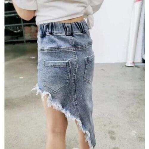 2020 Korean style girls denim skirt summer autumn fashion girls skirt 3-8t F452