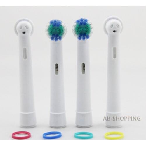 4pcs Electric Toothbrush Heads For Oral-B Triumph,Professional Care,Vitality,Advance Power,Plak Control,Pro Health Precision Cle