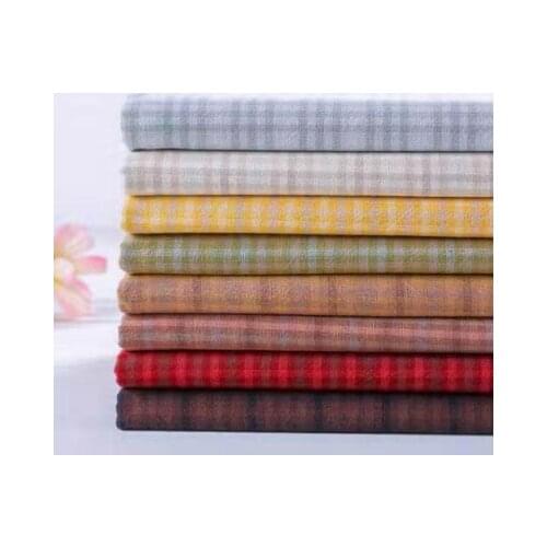 50*70cm DIY Japan Little Cloth Group Yarn-dyed fabric,for Sewing Handmade Patchwork Quilting , Stripe Dot Random