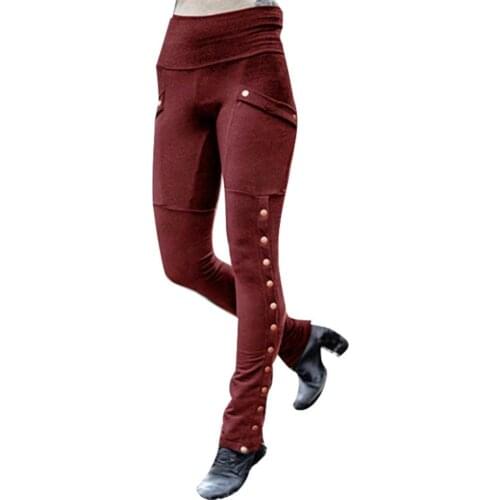 70% Hot Sell Fashion Solid Color Women High Waist Skinny Long Pencil Pants Stretch Leggings