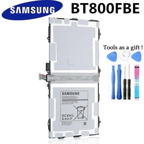 SAMSUNG Tablet Battery EB-BT800FBE For Samsung Galaxy Tab S 10.5 T800 T801 T805 7900mAh Genuine Replacement Battery