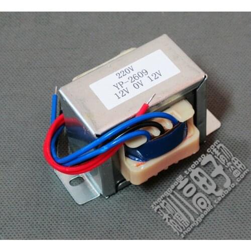 Free ship 30VA e type transformer double 12V Primary 0-220V transformer