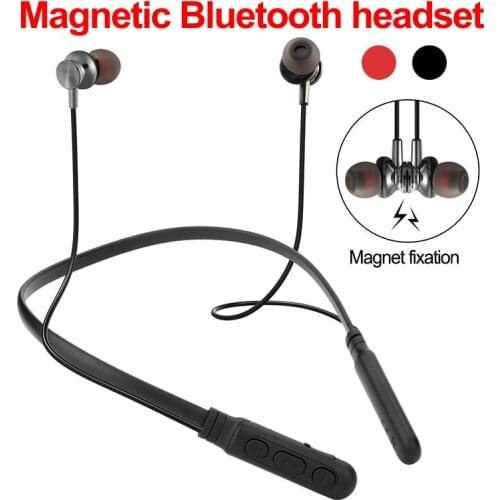Bluetooth Earphone Sport Wireless Headphones for iPhone Neckband Magnetic Headset Handfree Earbuds with Mic for Xiaomi Huawei