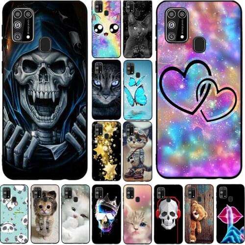Case For Samsung M31 Case Silicon Soft TPU Back Cover for Samsung Galaxy M31 M 31 M315F Phone Case Funda Coque Bumper Protective