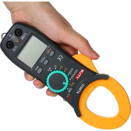 Digital Clamp Meter 2000 Counts Auto Range Multimeter with NCV Test AC/DC Voltage AC Current Portable Handheld Multimeter