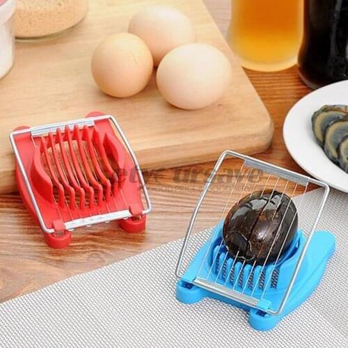 Color Stainless Steel Egg Slicer Various Egg Cutting Convenient And Practical Quick And Easy Cleaning Household Kitchen Tools