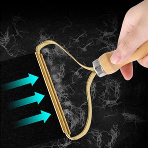 Wooden Cashmere Sweater Fabric Clothes Lint Remover Trimmer Shaver Manual Portable Pilling Machine Clothing Care