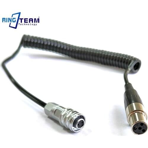 4Pins Female Mini XLR to WEIPU FS6 SF610/S2 Power Cables for BMPCC4K BMPCC 4K Blackmagic Pocket Cinema Camera 4K