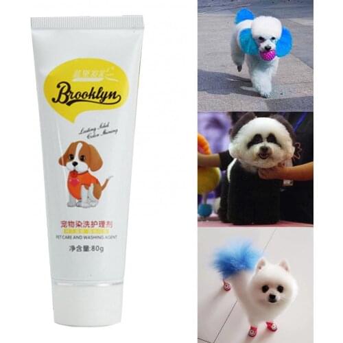 Dog Hair Dyeing Agent Cream Bichon Cat Pet Dyeing Agent Ointment Grooming Beauty Supplies Pet Products